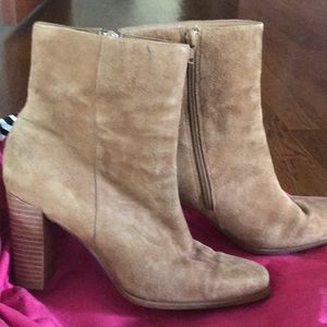 Suede ankle boots